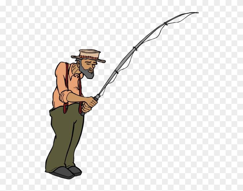 Fishing Fishermen - Cartoon Fisherman Transparent Png #1159641