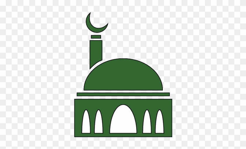 Clip Art Of Mosque Of Mosque Clipart - Mosque Sign Clipart #1159642