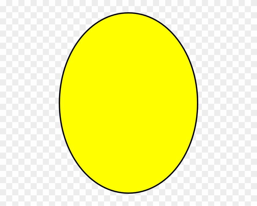 Blue Oval Border Clipart - Yellow Cartoon Full Moon #1159756