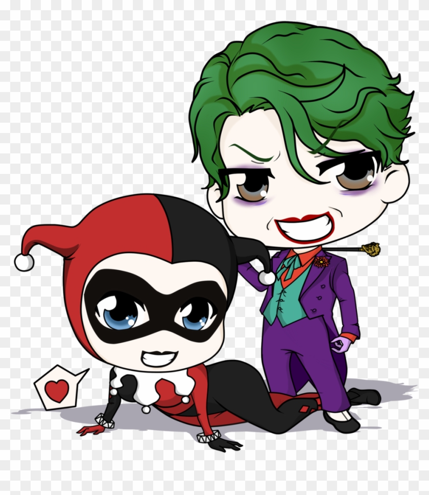 Harley And The Joker Alias Smilexvillainco By Mibu - Harley Quinn And Joker  Cute - Free Transparent PNG Clipart Images Download