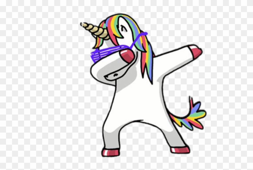 T-shirt Dab Unicorn Being Top - Unicorn Dab #1159933