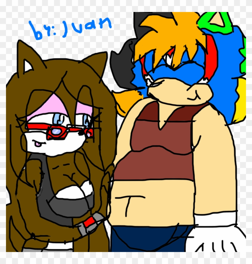 The Sexy Girl And Chubby Man By Superx340 - Cartoon #1160069