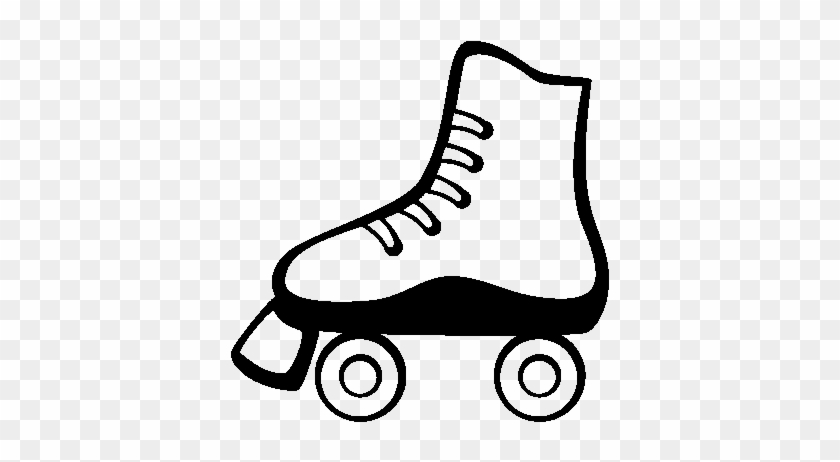 Neon Clipart Roller Skate - Dibujo De Patines Para Colorear #1160070