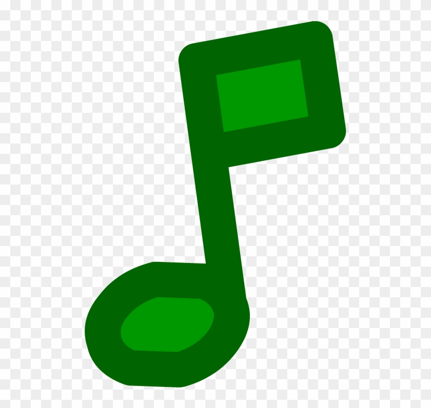 Portal Clipart Green - Club Penguin Music Note Emote #1160088