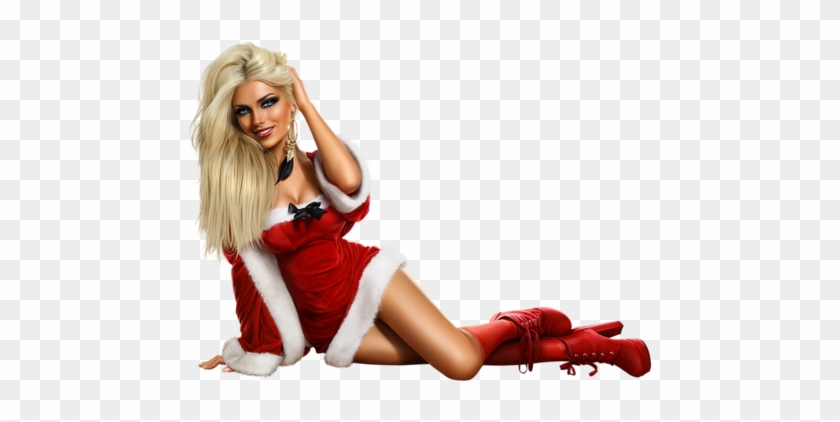 3d - Tube Femme Noel Png #1160107