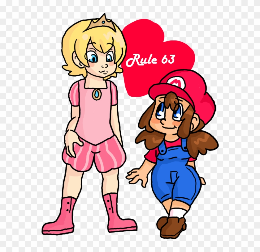 Maria And Prince Toadstool By Puds - Cartoon #1160240