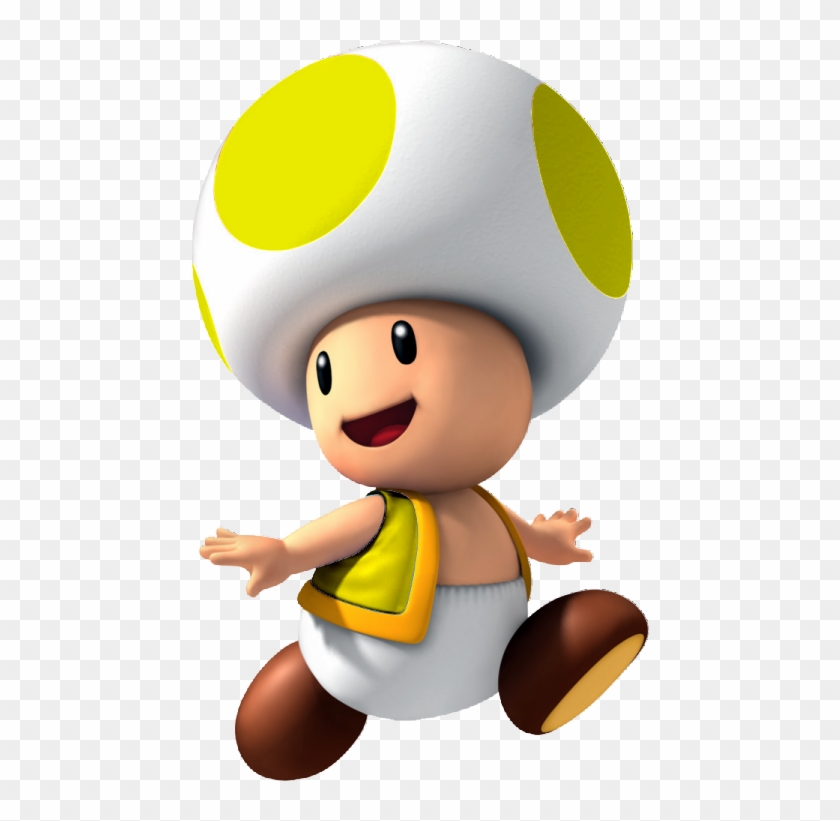 Yellow Toadstool - Toad Mario - Free Transparent PNG Clipart Images Download