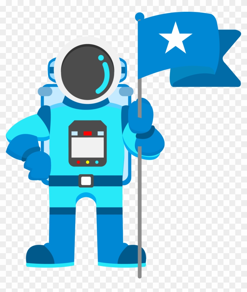 Astronaut Clipart Space Technology - Космонавт Вектор Пнг #1160412