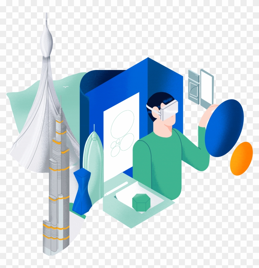 Work Image - Digital Agency Illustration #1160454