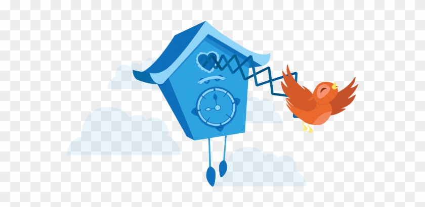 Capterra Cuckoo Clock - Clip Art Cuckoo Clock Png #1160484