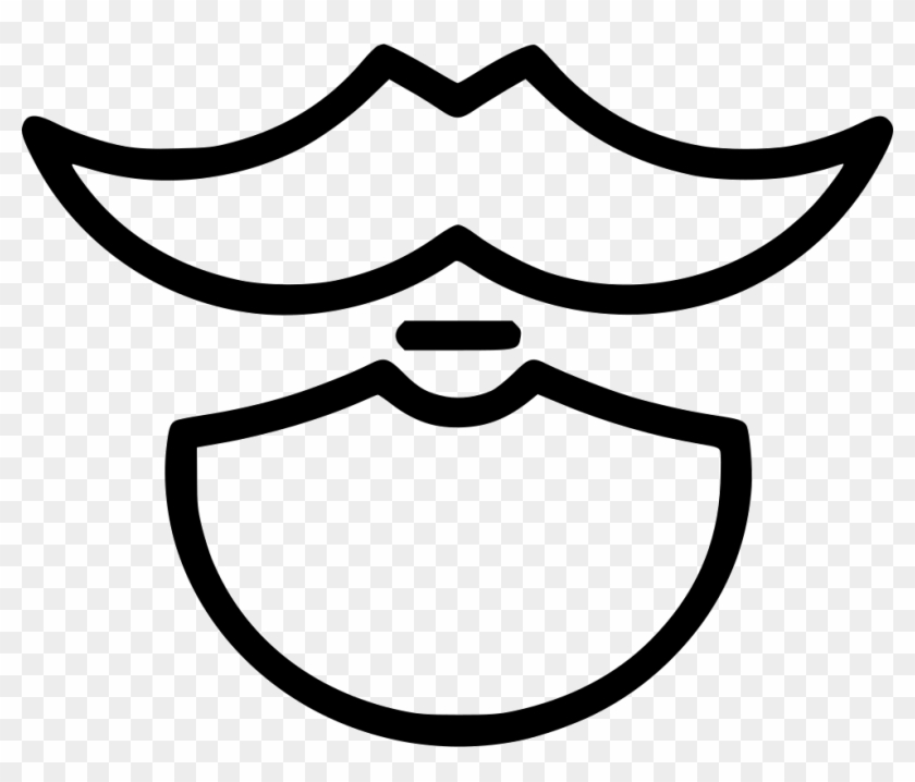 Beard Moustache Man Hairstyle Round Svg Png Icon Free - Carnival #1160537