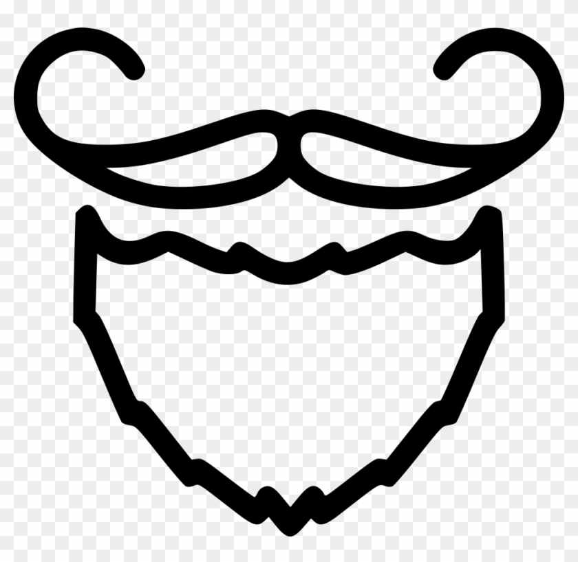 Beard And Moustache I Svg Png Icon Free Download - Moustache #1160549