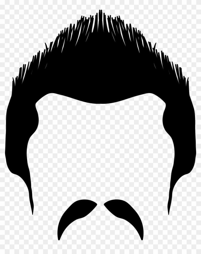 Beard Comments - Ron Swanson Clip Art #1160564