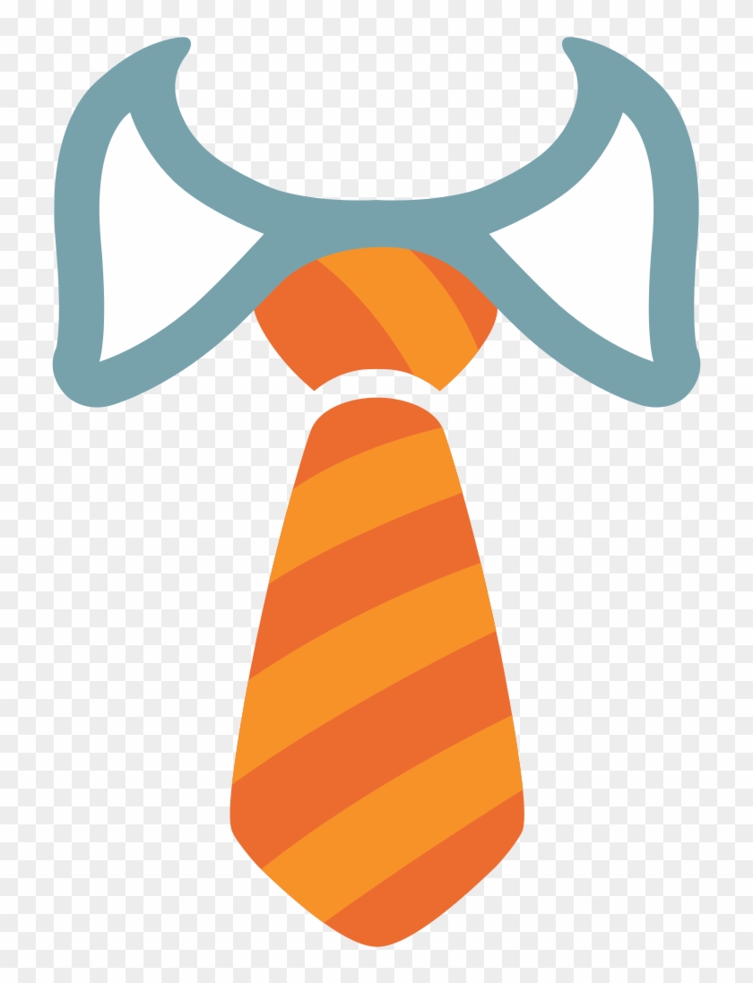 File - Emoji U1f454 - Svg - Necktie Cartoon Png #1160611