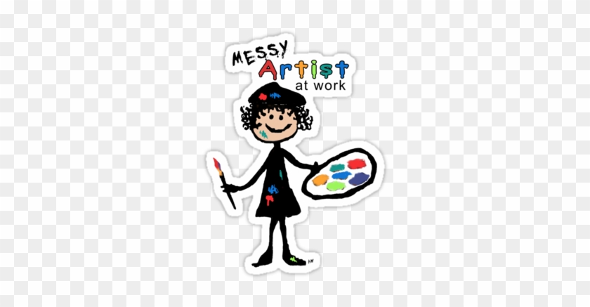 My Goal In Creating This Art Site Was And Is For Parents - Messy Artist At Work Picture Frame #1160662