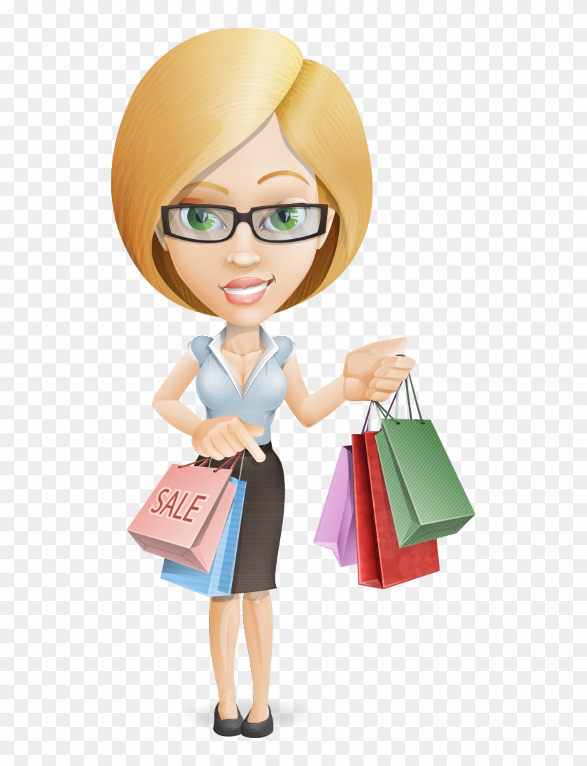 Financial Year End - Business Lady Png Cartoon #1160754