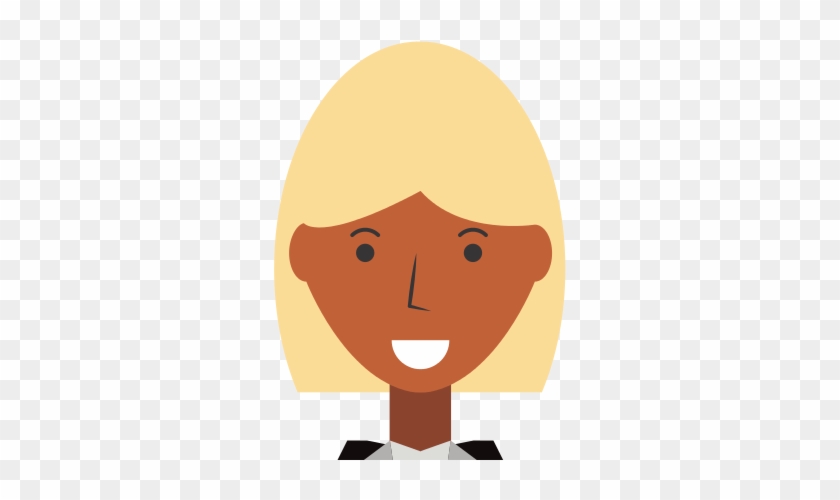 Business Woman Profile Cartoon - Graphic Design #1160769