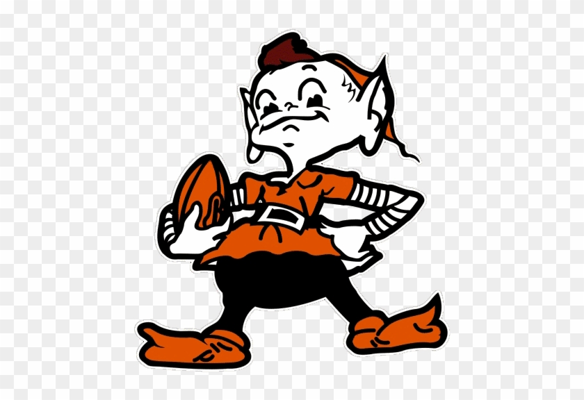 Mascot Logo And Modernized It For Use As The Team's - Cleveland Browns Old Logo #1160810