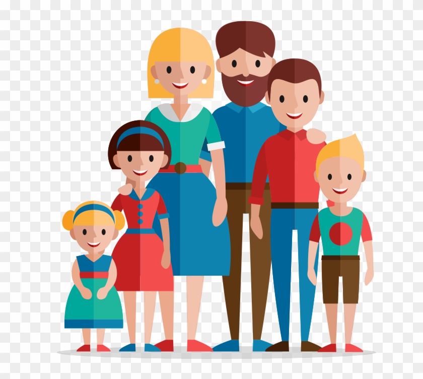 Group People Society Standing Royalty Free Vector Image - Family Emergency Preparedness Plan #1160836