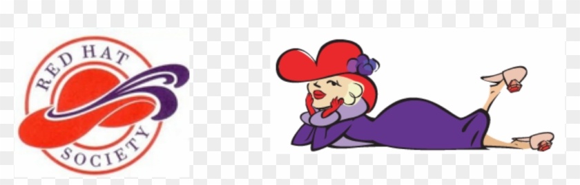 Society Clipart Red Hatters - Red Hat Society #1160892