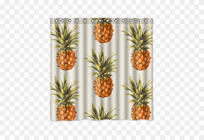 Pineapple Shower Curtain 72" - Pineapple A4 Casebound Ruled Notebook 100 Leaf #1160936