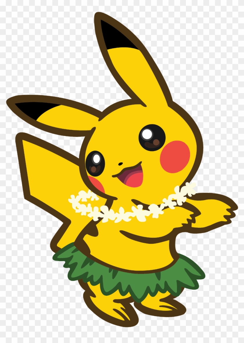 Pikachu Hula - Pokemon Black And White #1161011