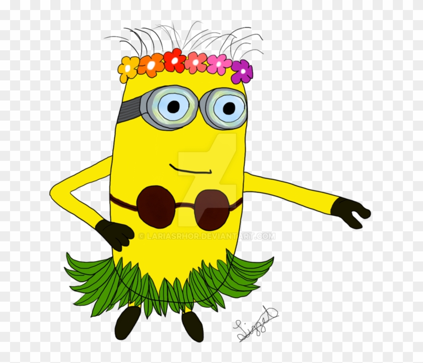 Hula Minion By Lariasrhor - Illustration #1161026