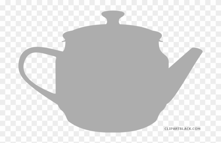 Teapot Silhouette Tools Free Black White Clipart Images - Bule De Chá Branco Png #1161066