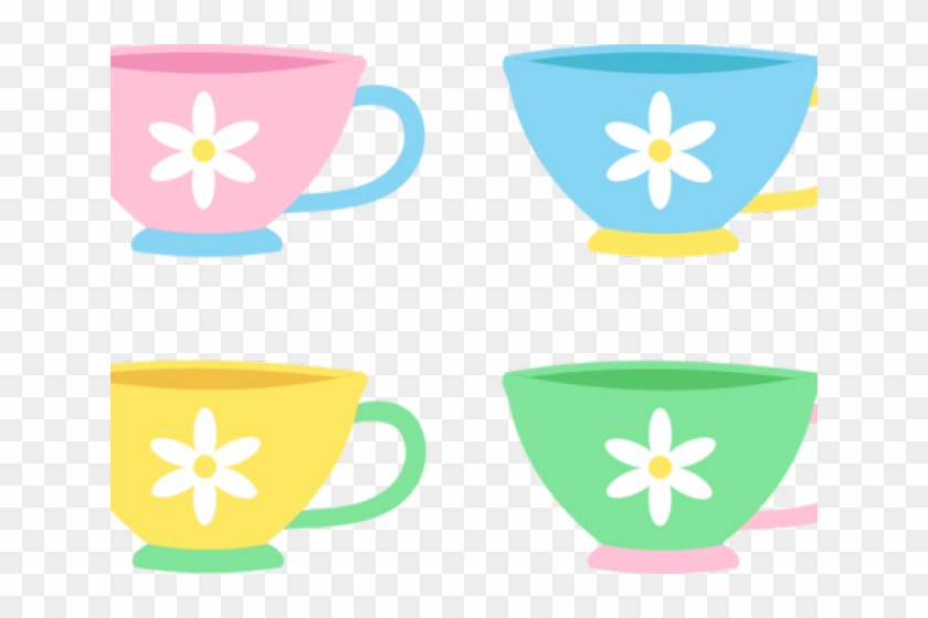 Pastel Clipart Tea Cup - Cute Tea Cup Clipart #1161075