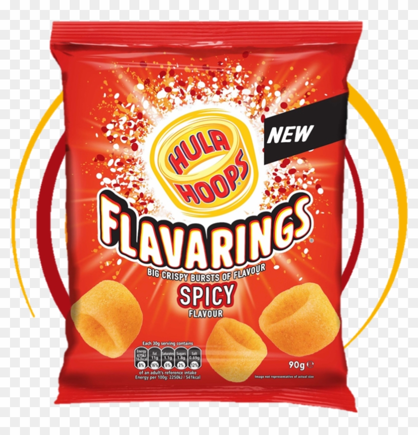 Spicy Flavour - Hula Hoop Crisps New #1161078