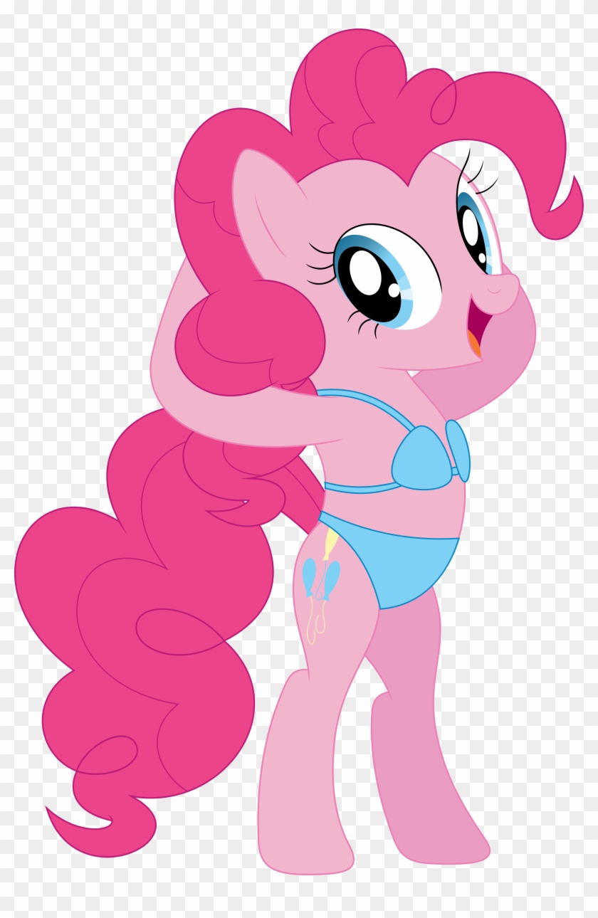 Porygon2z, Bikini, Bipedal, Clothes, High Res, Pinkie - My Little Pony Pinkie Pie Bikini #1161083