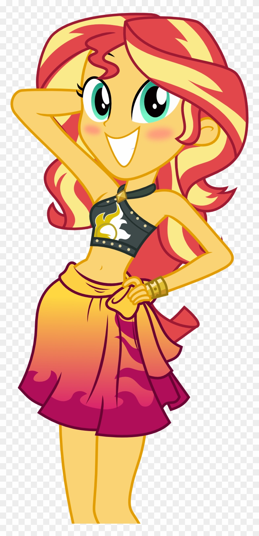 Kingdark0001, Belly Button, Bikini, Blushing, Clothes, - Equestria Girls Forgotten Friendship Sunset #1161086