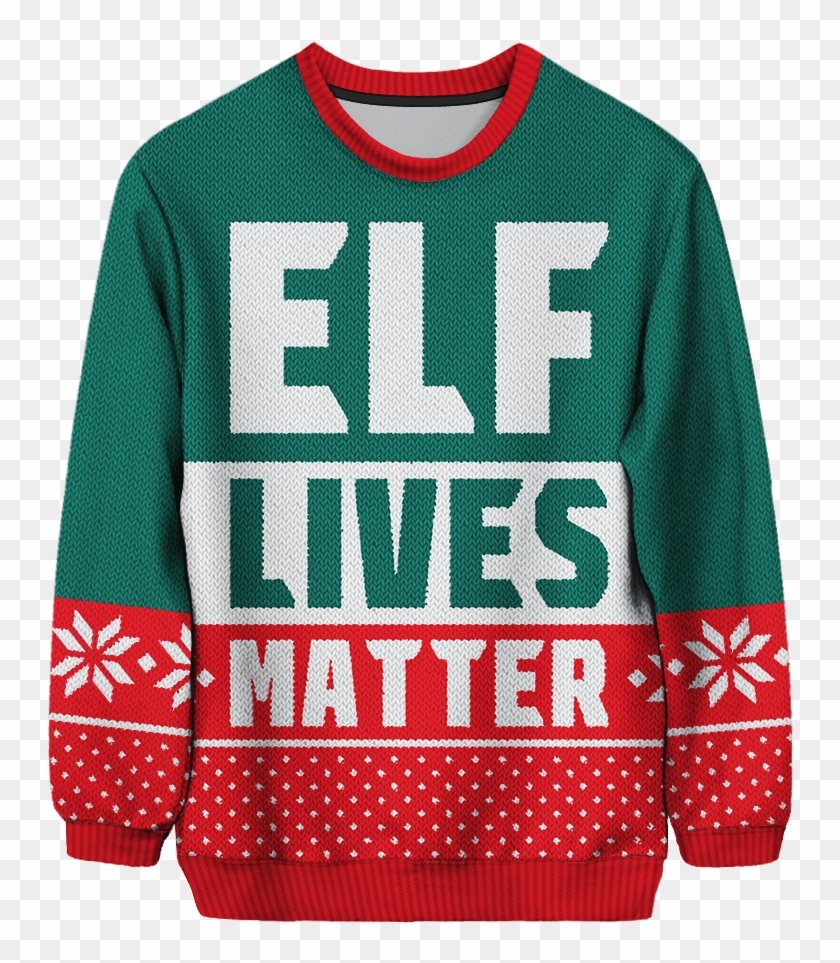 22 Ugly Christmas Sweaters That Sum Up The Ugliness - Black Lives Matter Christmas Sweater #1161320