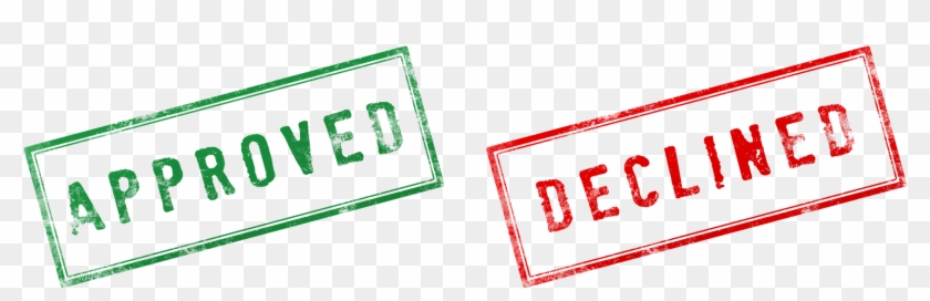 Approved Denied Stamps - Approve Decline #1161361
