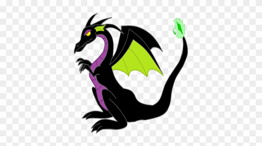 Maleficent Mlp Dragon - Illustration #1161471