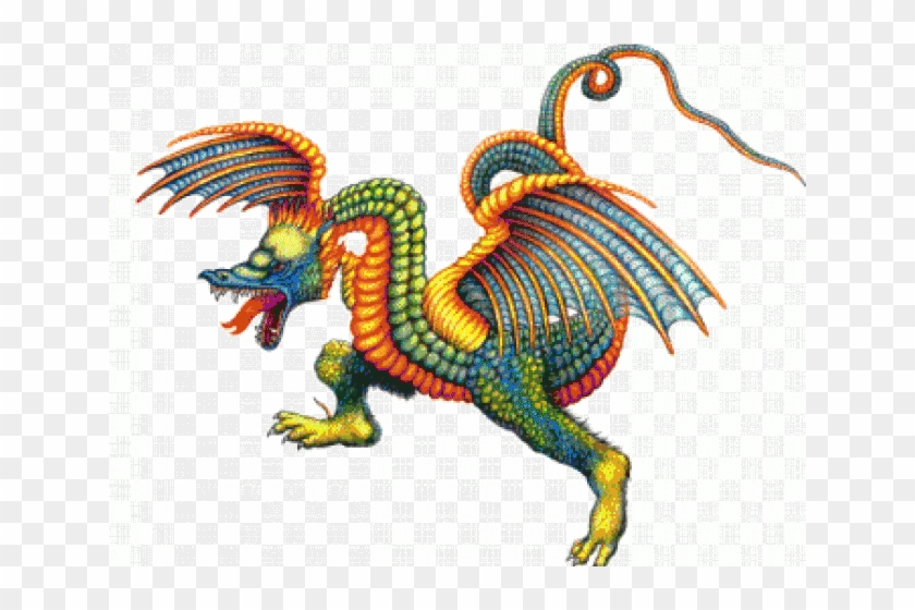 Chinese Dragon Clipart - Dragon Flying Gif Clipart #1161500