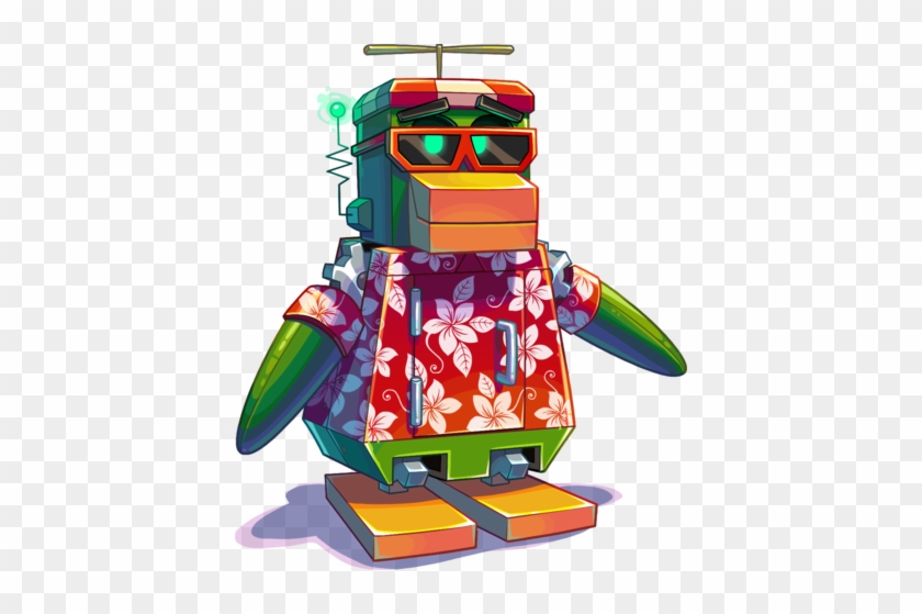 Rookie Bot Malfunctioned - Rookie Bot Club Penguin - Free Transparent PNG  Clipart Images Download