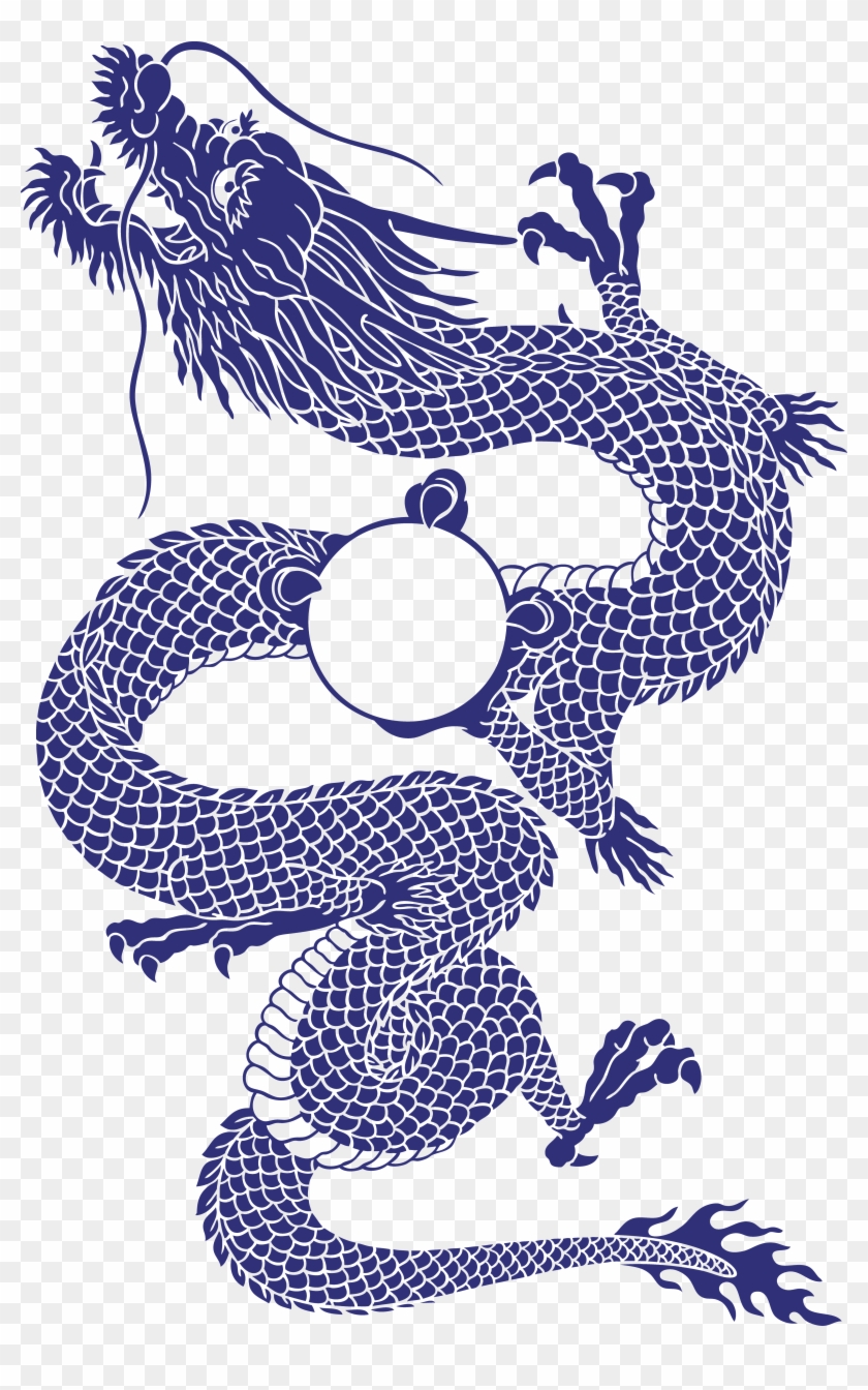 Japanese Dragon Chinese Dragon Tattoo Illustration - Drawing Japanese Dragon Traditional #1161760