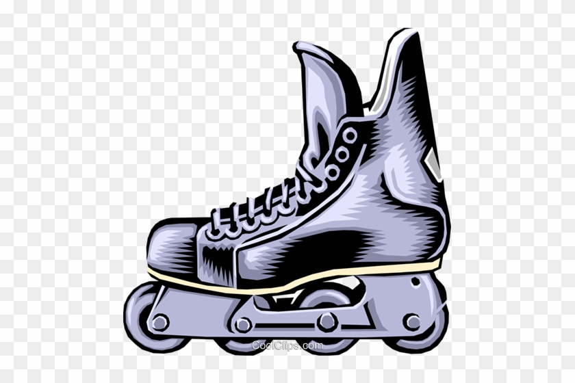 Roller Blades Royalty Free Vector Clip Art Illustration - Clip Art #1161812