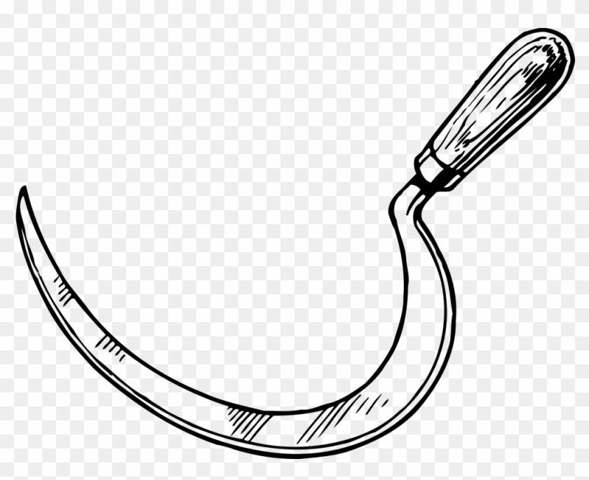 Clip Art Details - Sickle Drawing #1161834