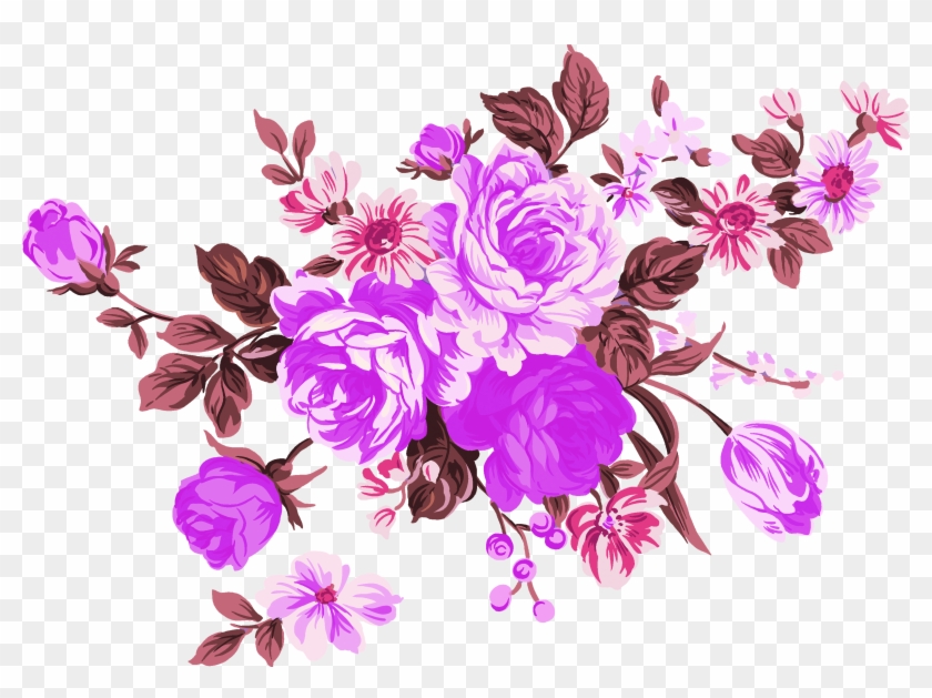 Garden Roses Flower Clip Art - Garden Roses Flower Clip Art #1161898