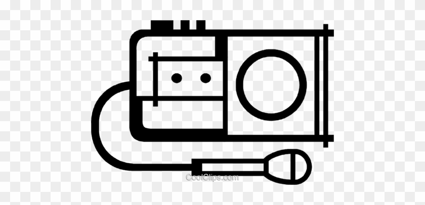 Cassette Recorder Royalty Free Vector Clip Art Illustration - Cassette Recorder Royalty Free Vector Clip Art Illustration #1161989