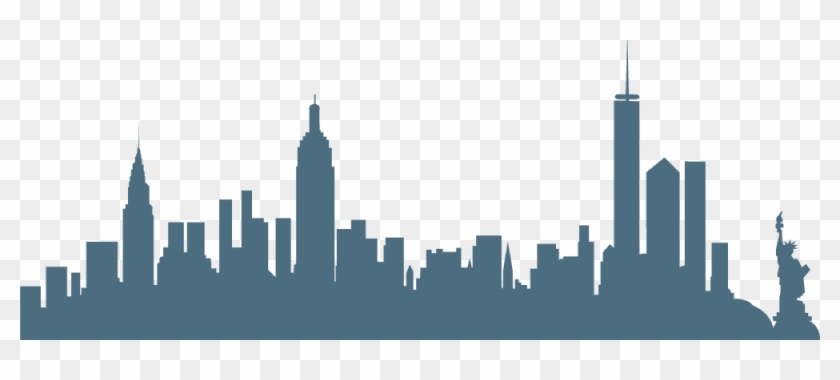 New-nyc - New York Skyline Silhouette #1162028