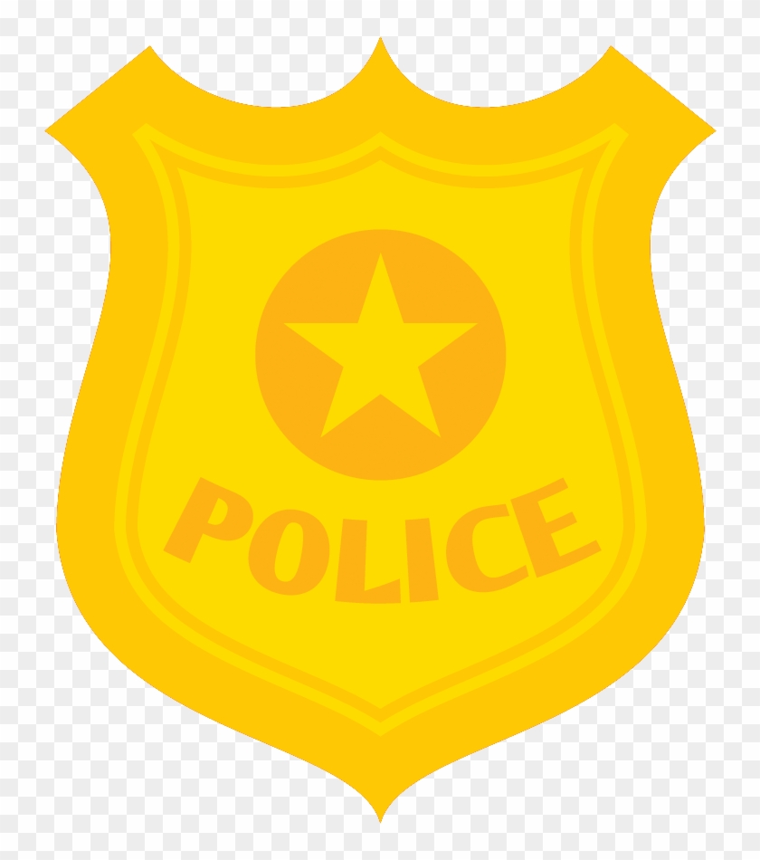 Police Officer Download Cartoon - Transparent Cartoon Police Badge #1162121