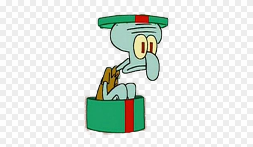Squidward Tentacles Patrick Star Sandy Cheeks Animation - Animation Gift Gift Box #1162154