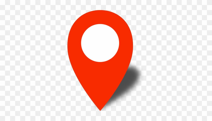 Simple Location Map Pin Icon2 Red Free Vector Data - Icon Pin Map Red #1162337