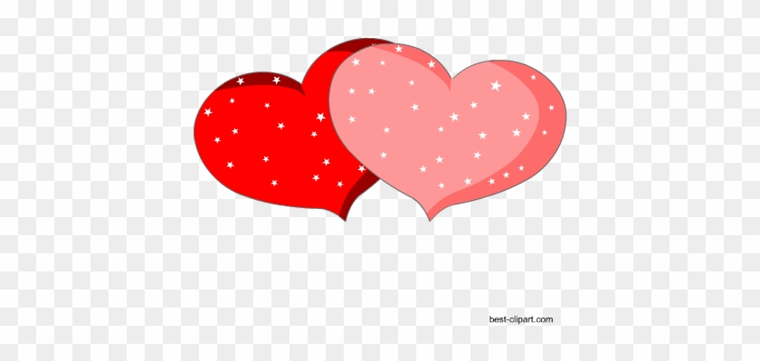 Red And Pink Sparkling Hearts, Clip Art Image - Clip Art #1162412