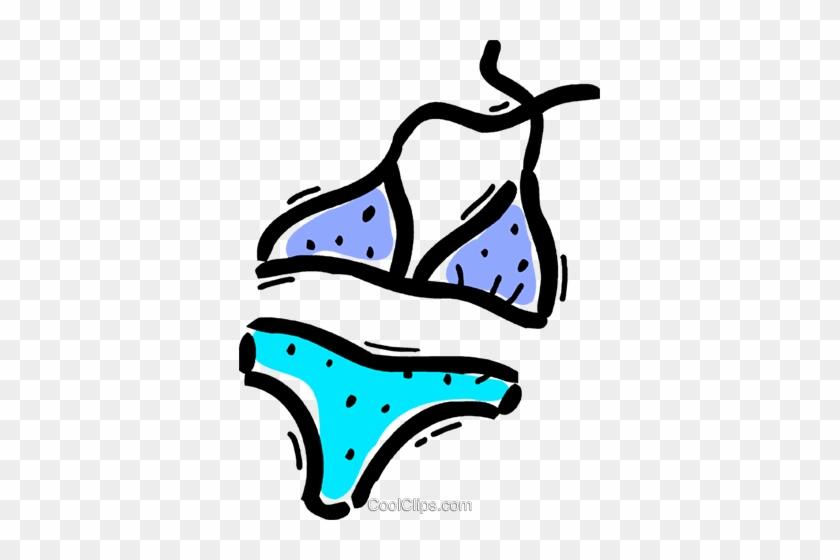 Swimming Suits Royalty Free Vector Clip Art Illustration - Swimming Suits Royalty Free Vector Clip Art Illustration #1162533