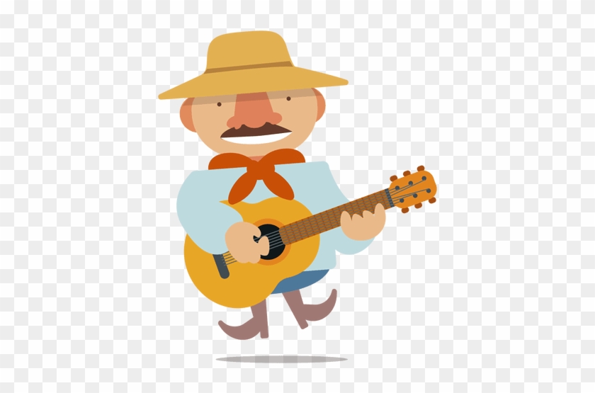 Man Guitarist Illustration Transparent Png - Guitarist #1162607