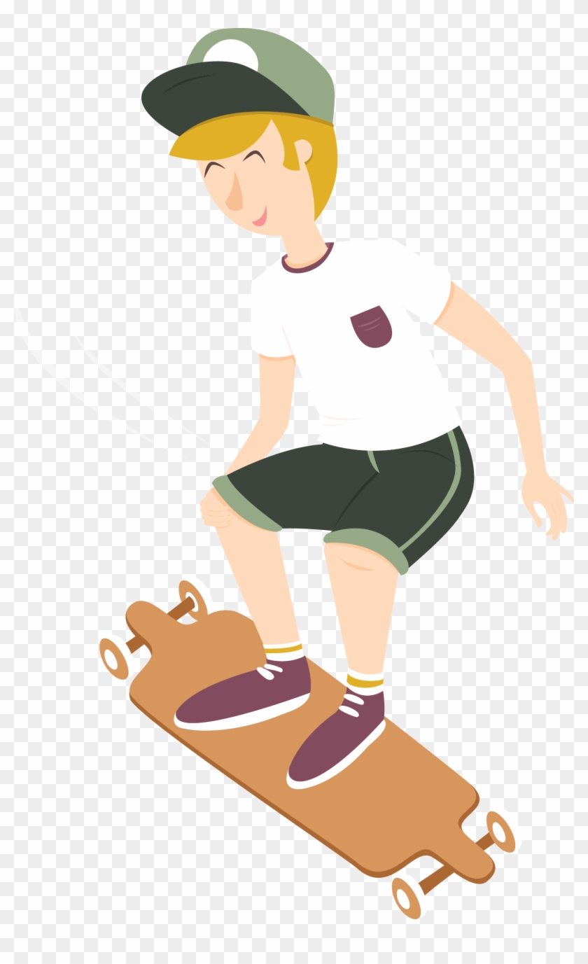 Skateboard Clip Art - Vector Graphics #1162614